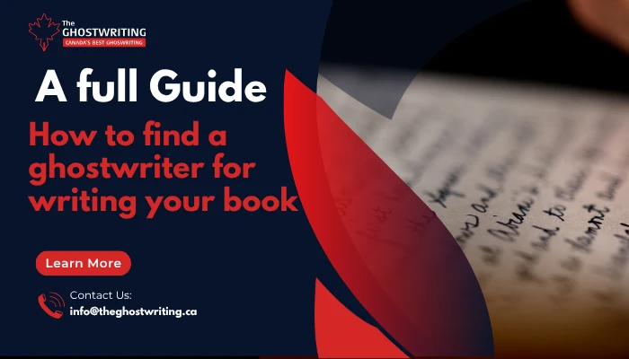 How to find a ghostwriter for writing your book